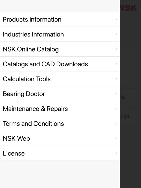 ภาพหน้าจอของ NSK Verify iPad 