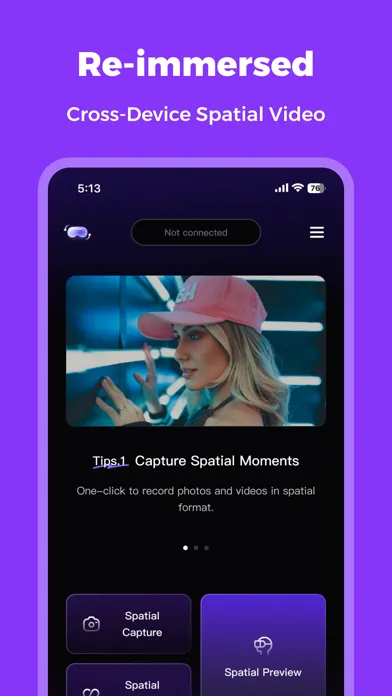Capturas de tela do Spatial Video Cam - VPCamera