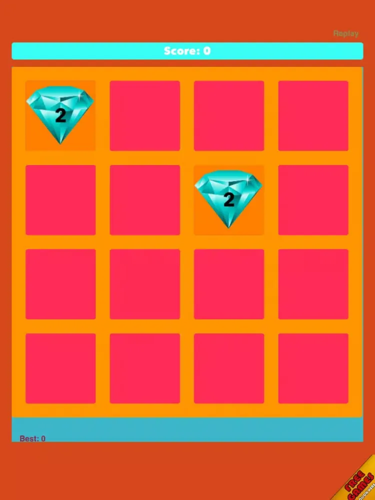 Скриншоты 2048 Jewels- New Challenge Number Puzzle iPad 