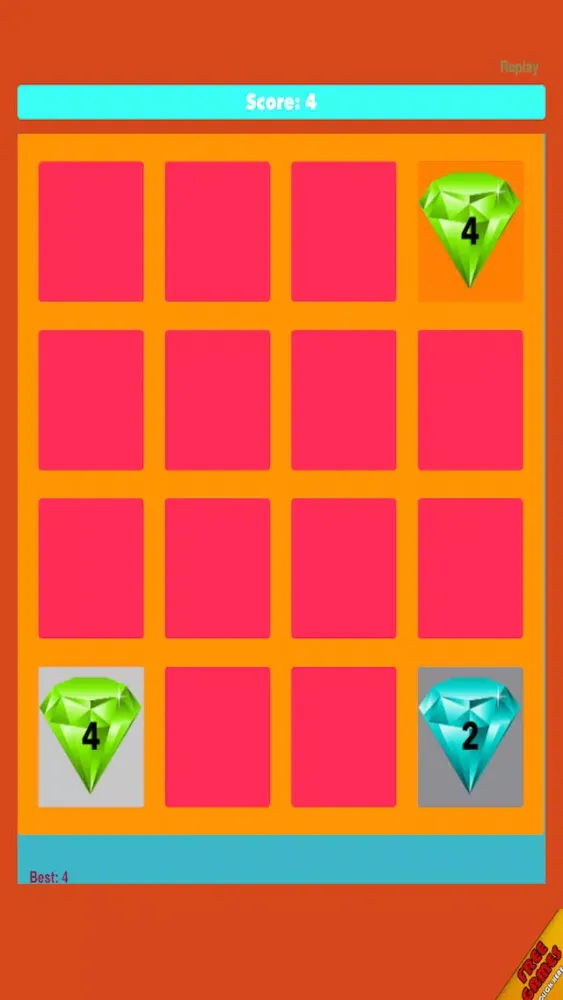 Скриншоты 2048 Jewels- New Challenge Number Puzzle
