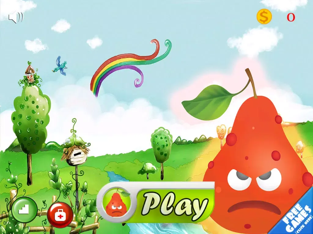 Angry Bouncy Pear Adventure iPad  Screenshots