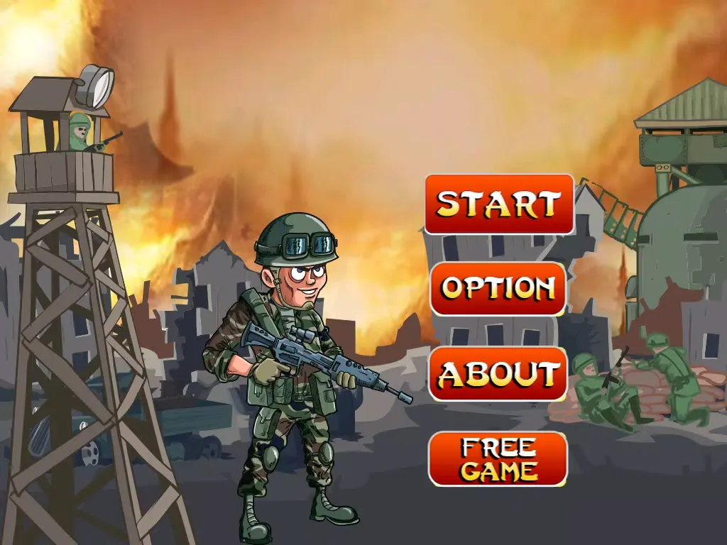 Tangkapan layar Army Commando Trooper Trenches Mayhem: Escape the Great Arms Run iPad