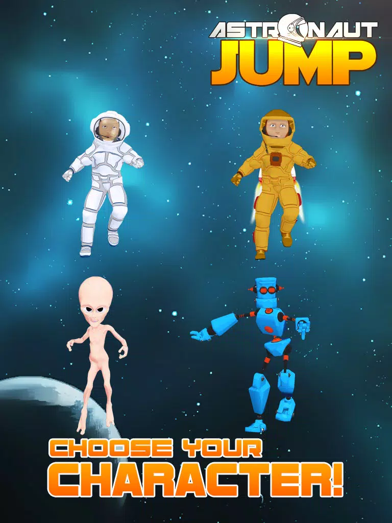 Astronaut Jump Space Galaxy Adventure iPad 应用截图