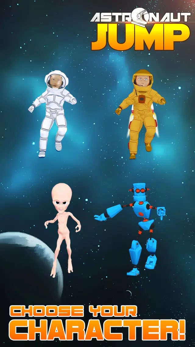 Astronaut Jump Space Galaxy Adventure应用截图
