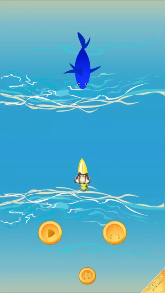 Bikini Surfer Girl Shark Escape 스크린샷