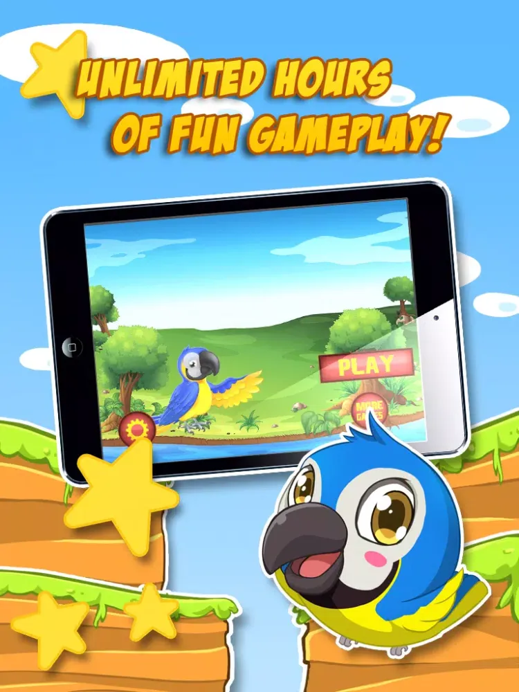 Birds Escape Falling Fruit: Carnival Party iPad  Screenshots