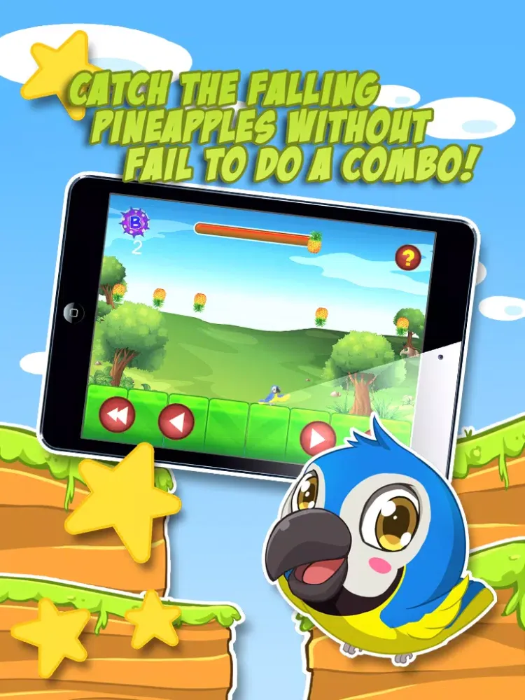 Birds Escape Falling Fruit: Carnival Party iPad  Screenshots