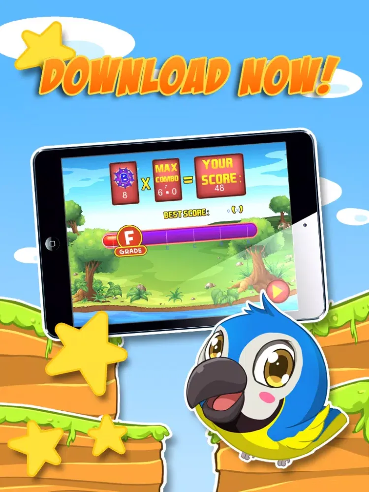 Birds Escape Falling Fruit: Carnival Party iPad  Screenshots