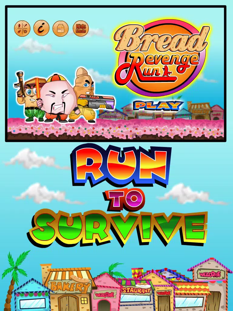 Bread Attack Revenge Rage iPad  Screenshots