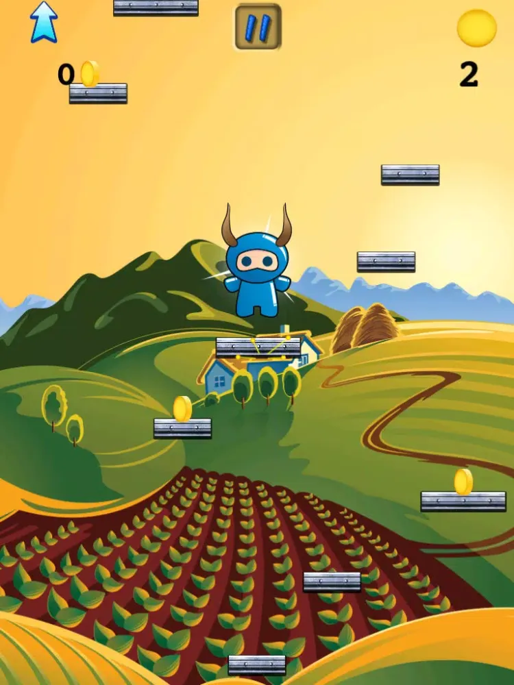 Zrzuty ekranu Crazy Wild Ninja Goat Jump iPad 