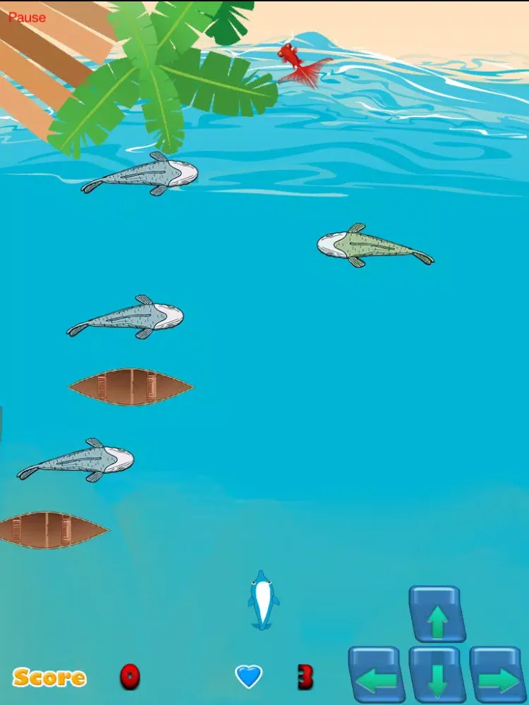 Tangkapan skrin Dolphin Swim Safe Ocean Adventure iPad 