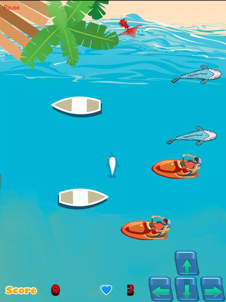 Dolphin Swim Safe Ocean Adventure iPad  स्क्रीनशॉट