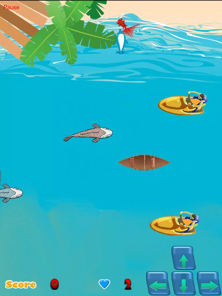 Dolphin Swim Safe Ocean Adventure iPad  स्क्रीनशॉट