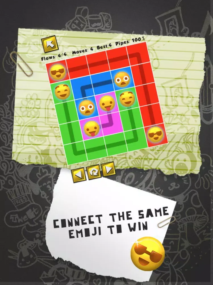 Emoji Connect Pipe Link Match iPad  Screenshots