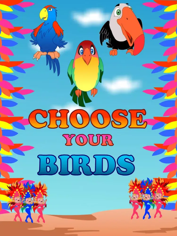 Tangkapan skrin Flip Flop Pretty Bird: Carnival Party iPad 