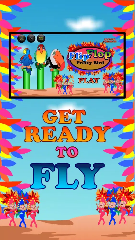 Tangkapan skrin Flip Flop Pretty Bird: Carnival Party