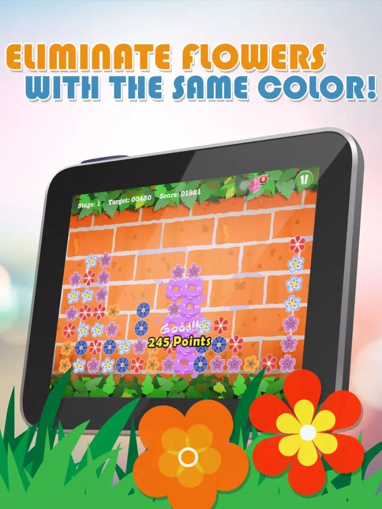 Flower Blossom Match 3 Garden Mania Pro iPad  Screenshots