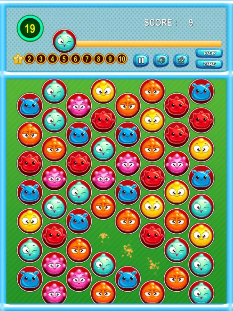 Capturas de pantalla de Juicy Jelly Happy Fruit Match iPad 