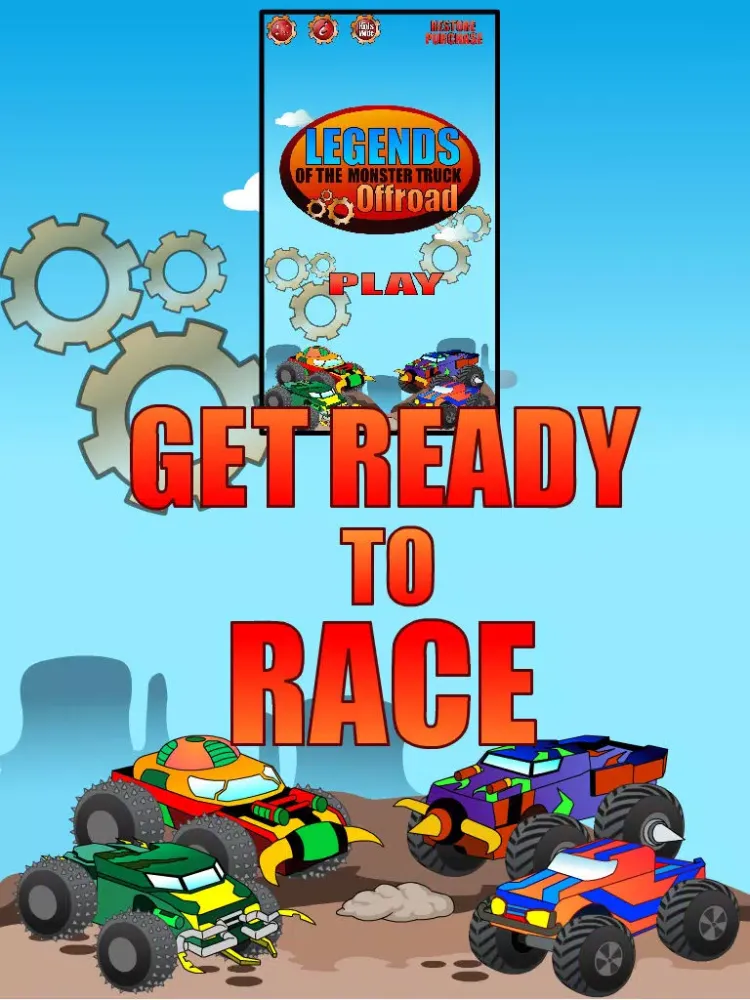 Ảnh chụp màn hình của Legends of the Monster Truck Offroad World iPad 
