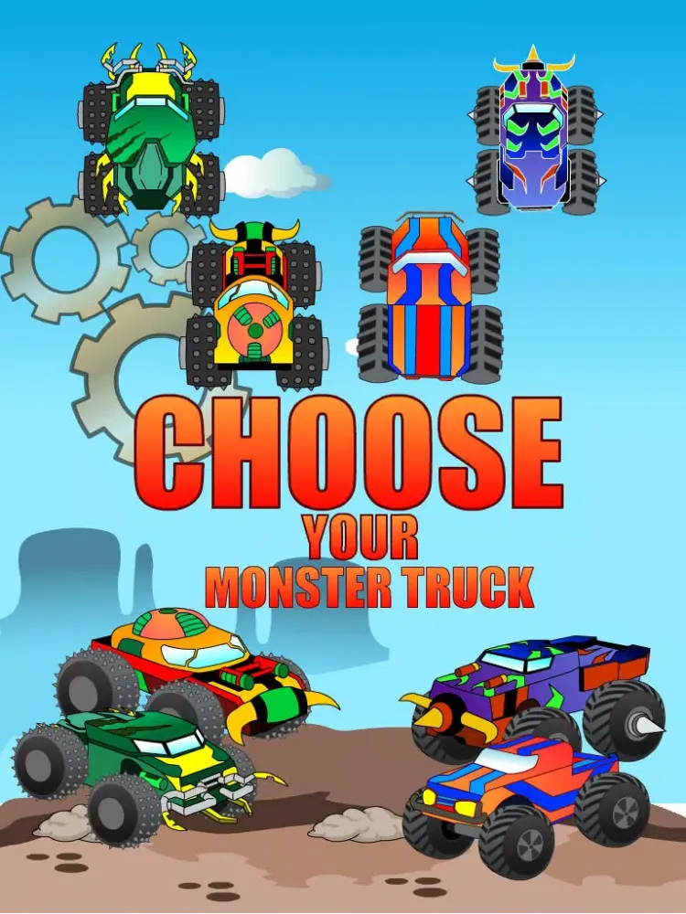 Ảnh chụp màn hình của Legends of the Monster Truck Offroad World iPad 