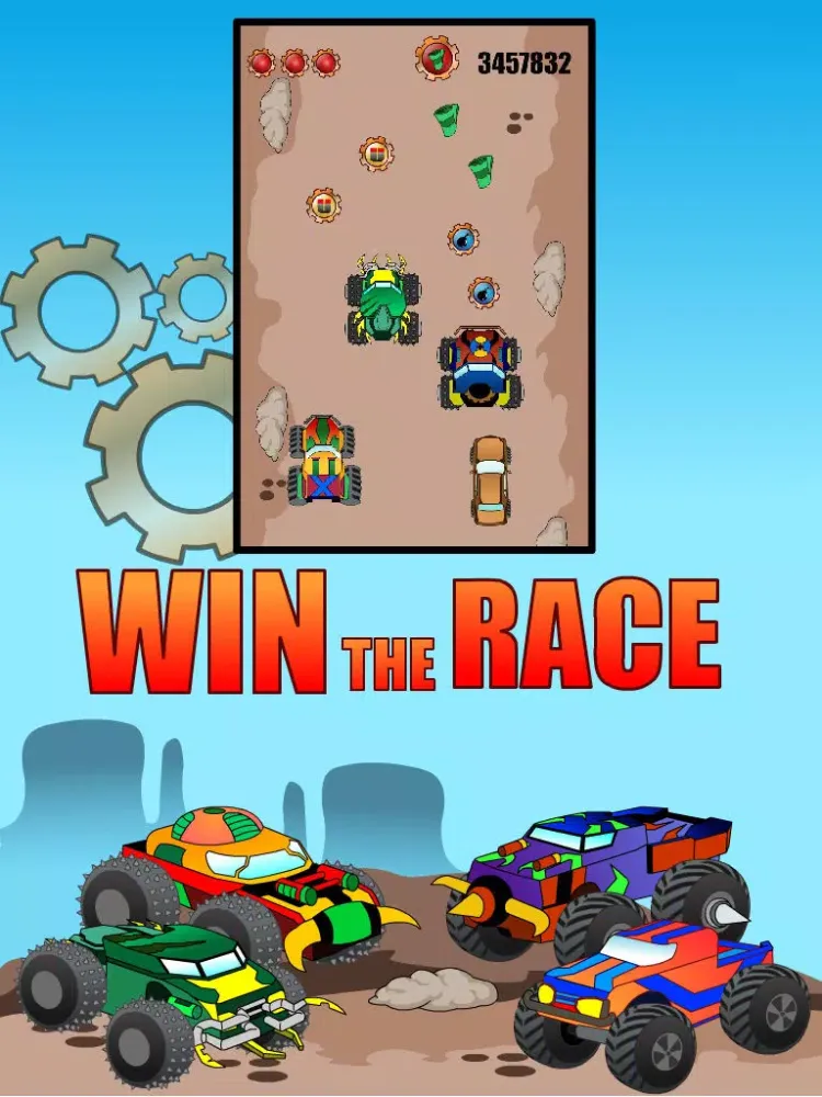 Ảnh chụp màn hình của Legends of the Monster Truck Offroad World iPad 