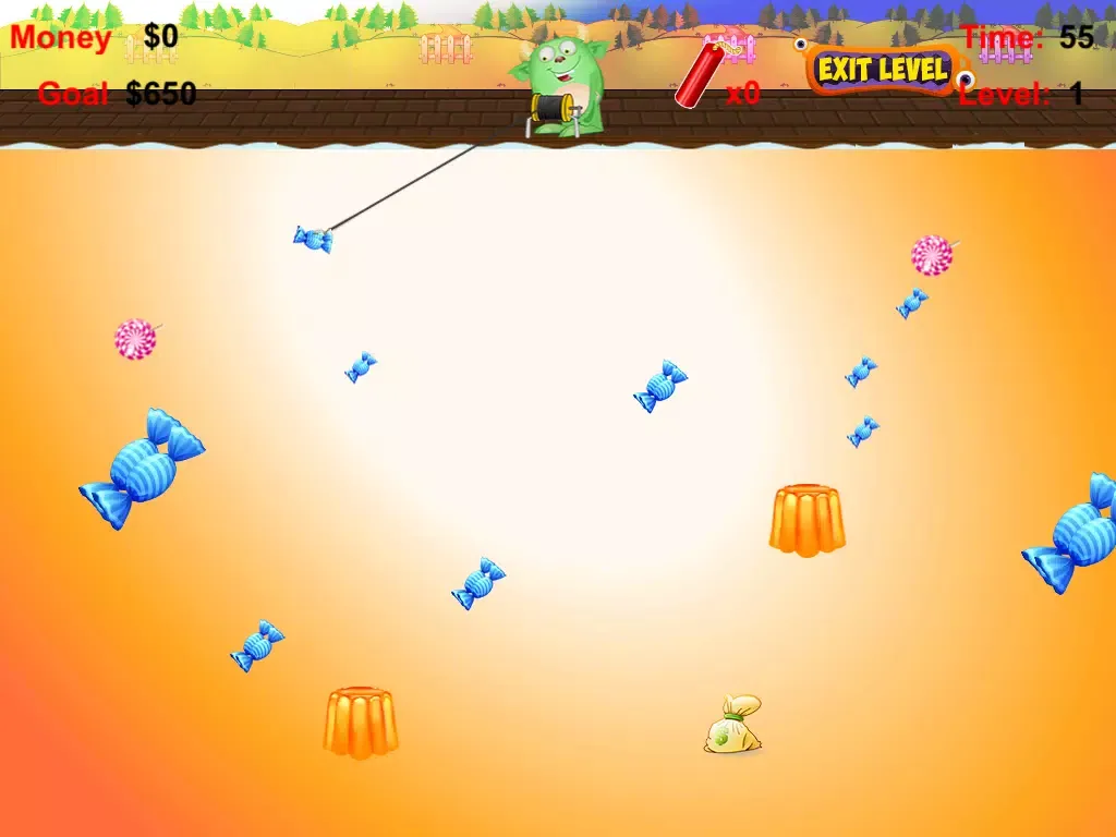 Tangkapan layar Pet Mighty Monster Lollipop Grab iPad 