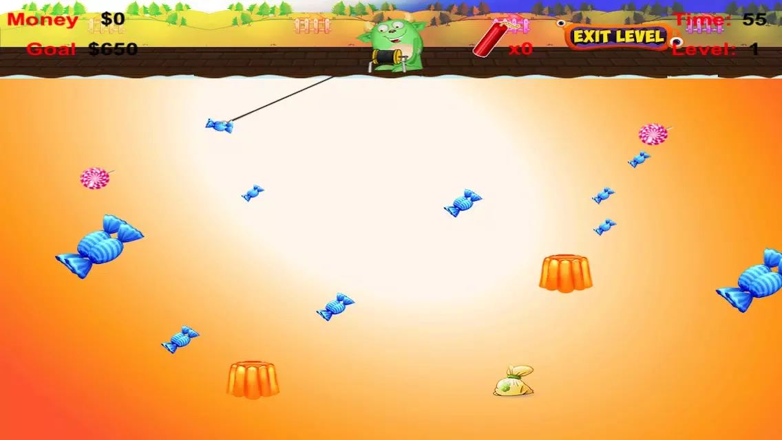 Tangkapan layar Pet Mighty Monster Lollipop Grab