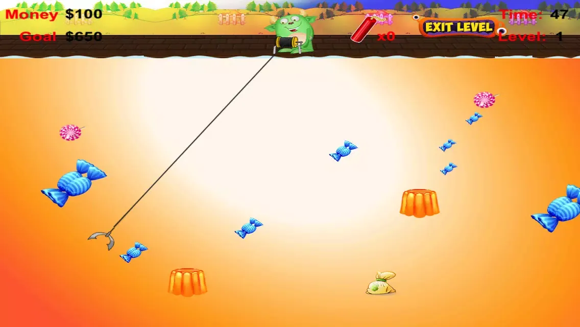 Tangkapan layar Pet Mighty Monster Lollipop Grab