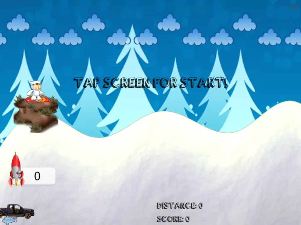 Screenshot di Polar Bear Snowboarding Champions: Crazy Winter Racer iPad 