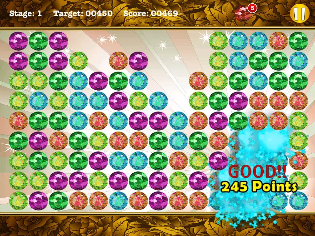 Captures d'écran de Jewel Pop: Ultimate Match Game iPad 