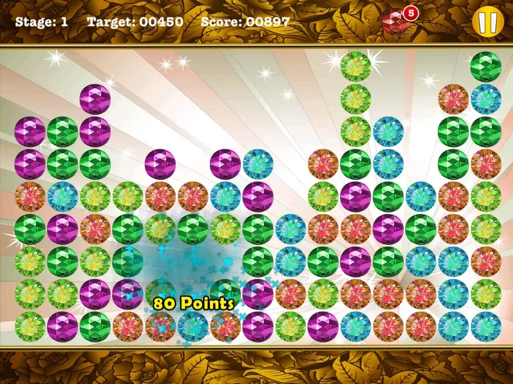 Captures d'écran de Jewel Pop: Ultimate Match Game iPad 