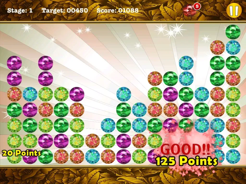 Captures d'écran de Jewel Pop: Ultimate Match Game iPad 
