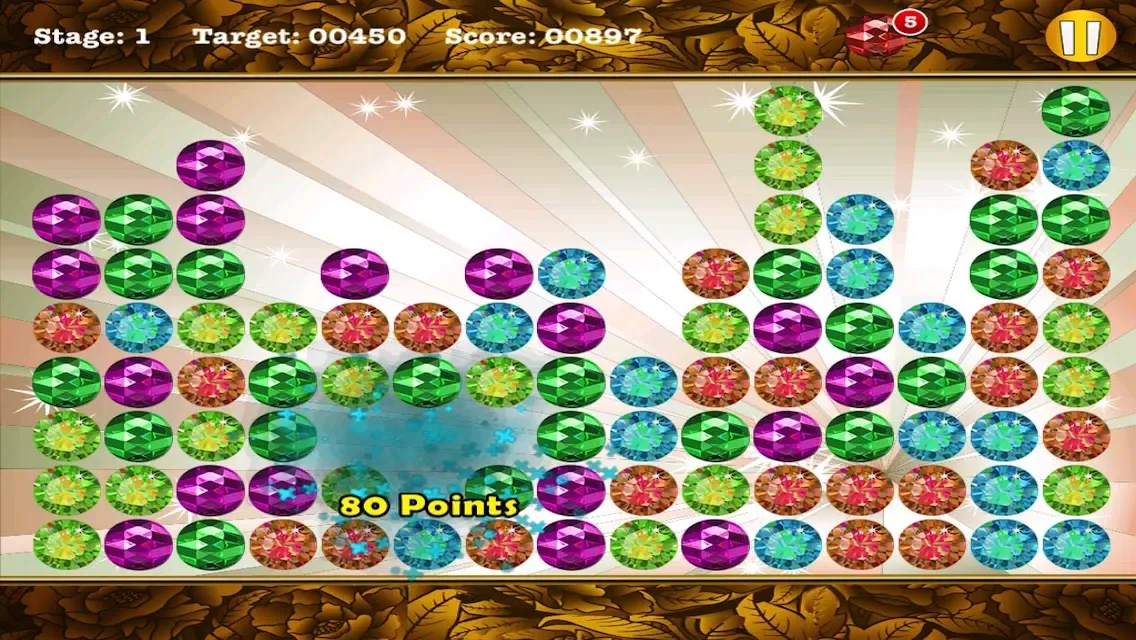 Captures d'écran de Jewel Pop: Ultimate Match Game