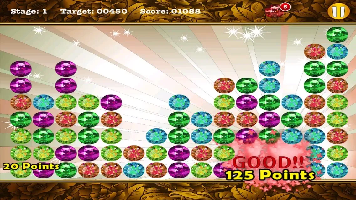 Captures d'écran de Jewel Pop: Ultimate Match Game
