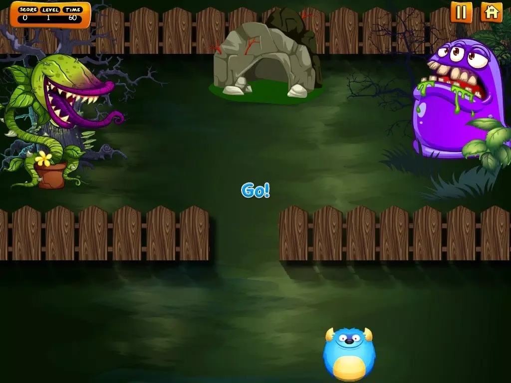 Capturas de pantalla de Tiny Angry Monster Flick Shooter iPad 