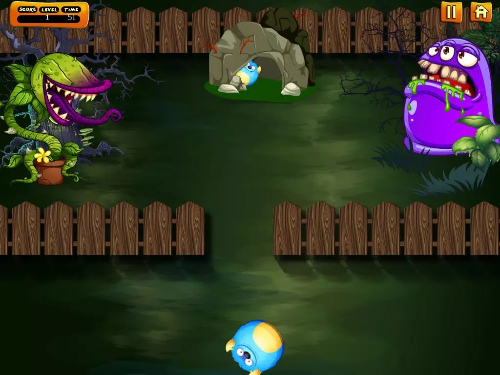 Capturas de pantalla de Tiny Angry Monster Flick Shooter iPad 