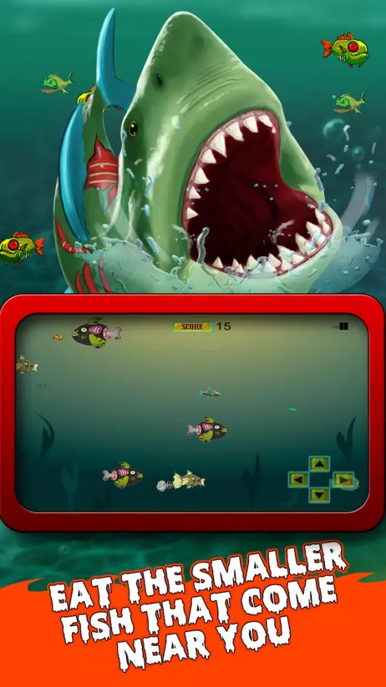 Zombie Mega Shark Attack: Big Fish Revenge Ekran Görüntüleri