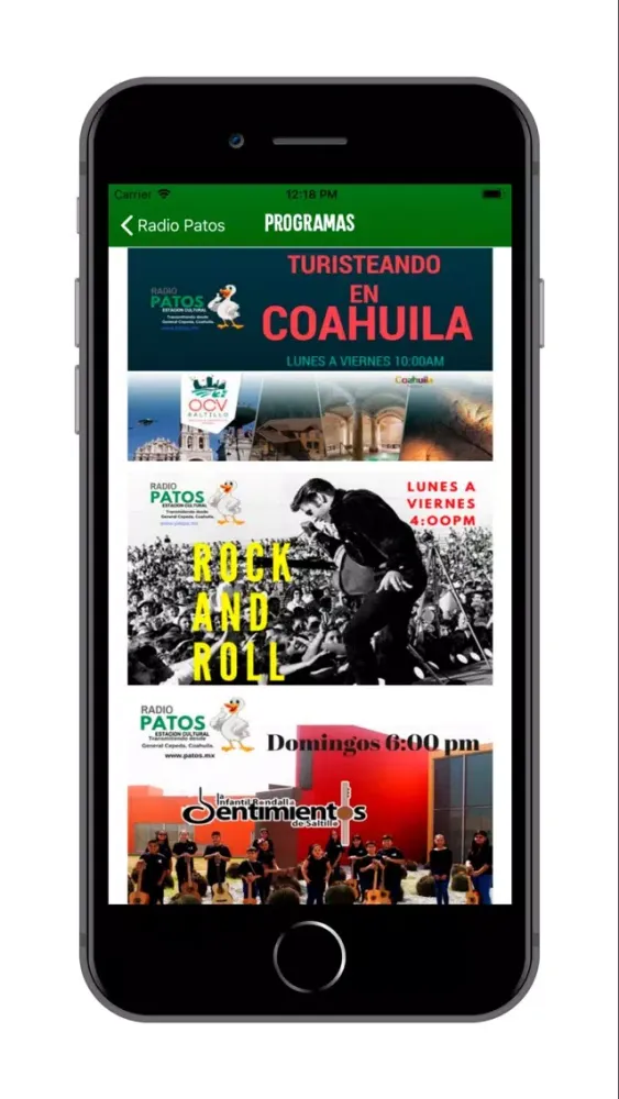 Capturas de pantalla de Radio Patos