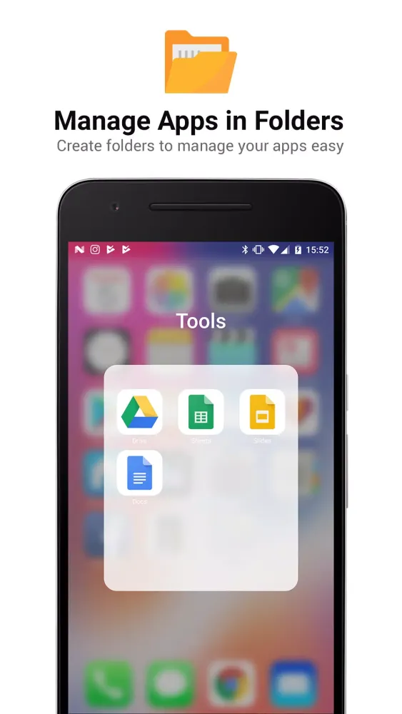 Скриншоты IOS Launcher
