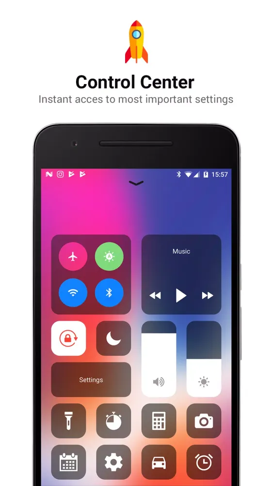 Скриншоты IOS Launcher