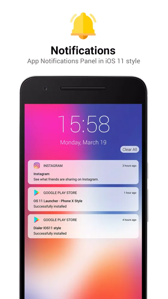 Скриншоты IOS Launcher