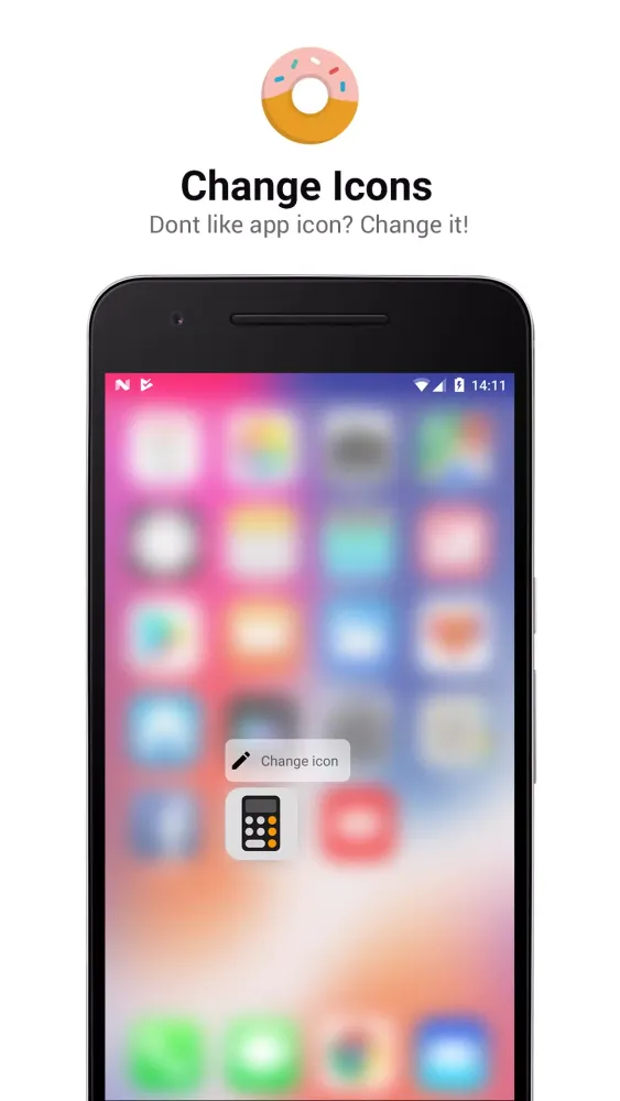 Скриншоты IOS Launcher
