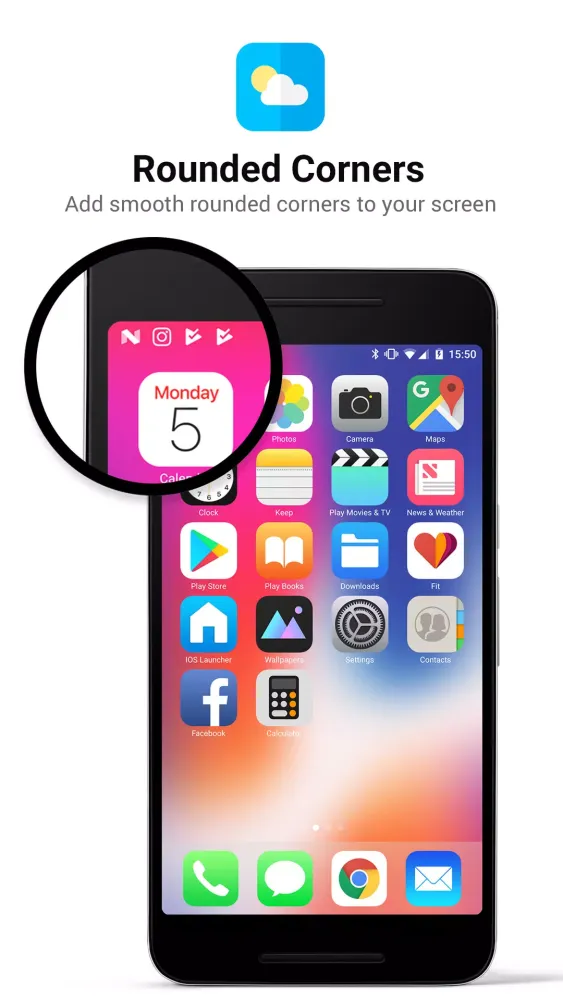 Скриншоты IOS Launcher