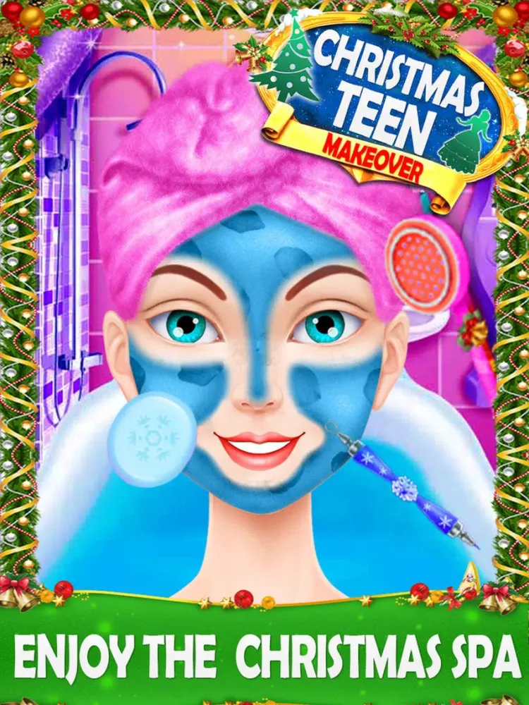 Christmas Teen Makeover Salon iPad  स्क्रीनशॉट