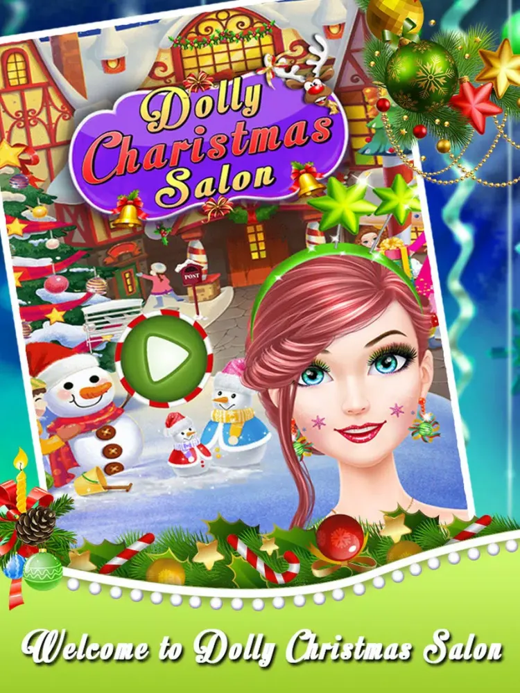 Capturas de pantalla de Dolly Christmas Salon Parlour iPad 