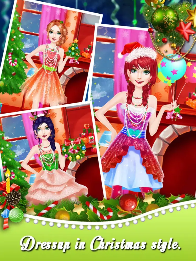 Capturas de pantalla de Dolly Christmas Salon Parlour iPad 