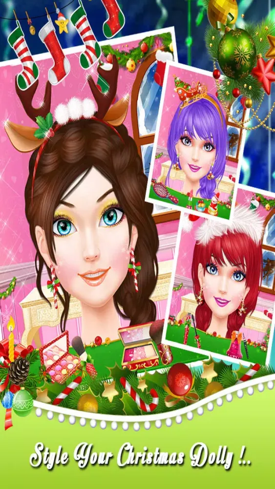 Capturas de pantalla de Dolly Christmas Salon Parlour