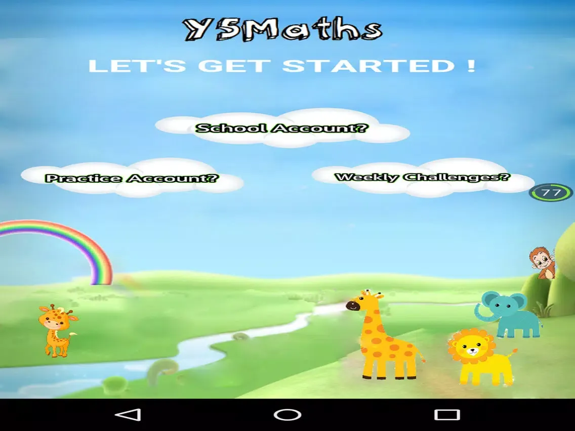 ภาพหน้าจอของ Y5Maths iPad 