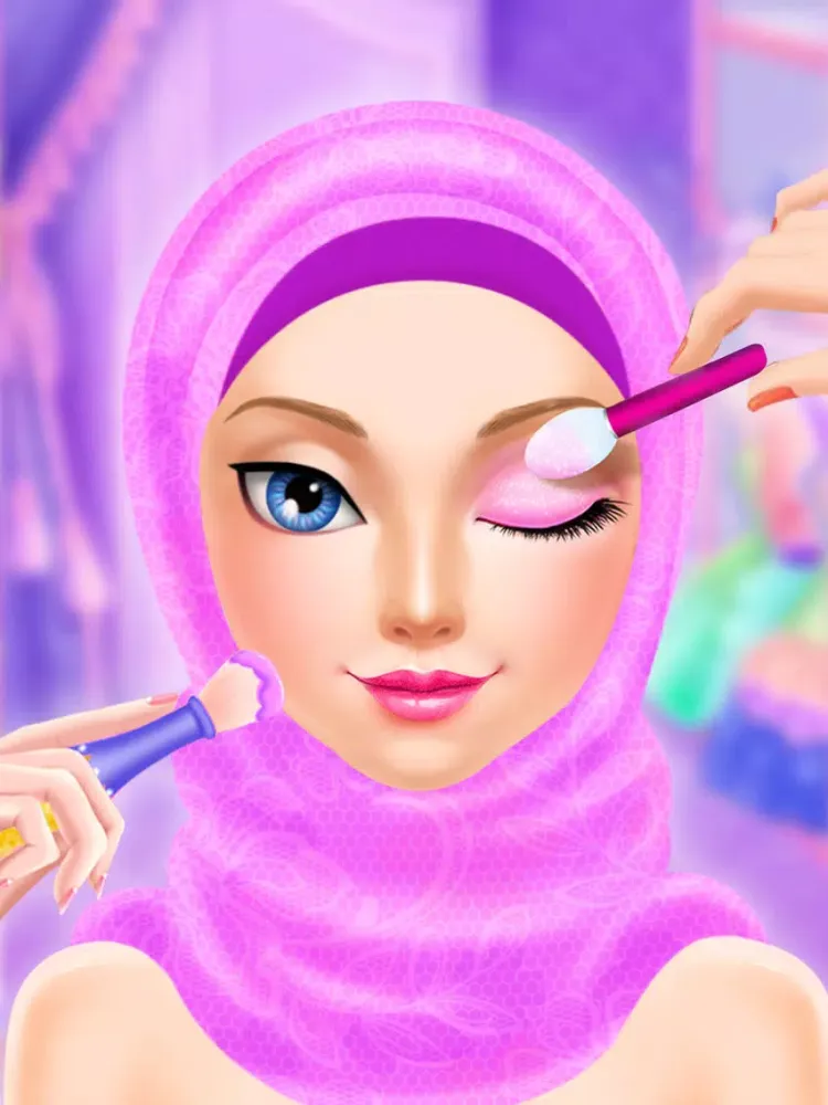 Tangkapan skrin Muslim Girl Makeover New iPad 