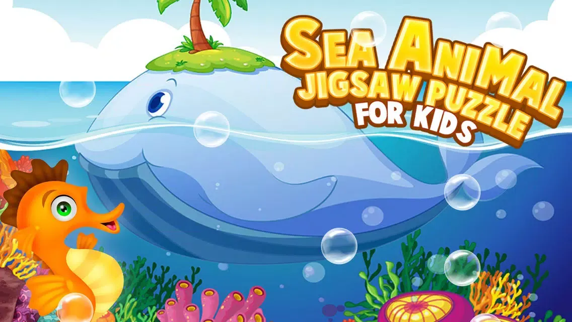 Capturas de pantalla de Sea Animal Jigsaw Puzzle for Kids